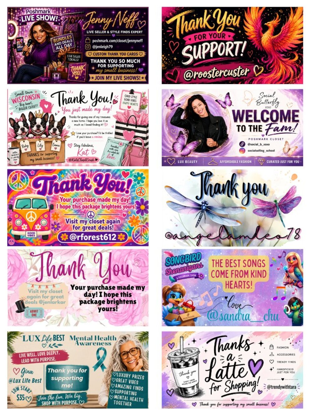 Customized Business Cards (15), Handmade - Picture 2 of 15